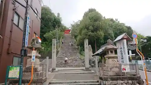 伊佐爾波神社の景色