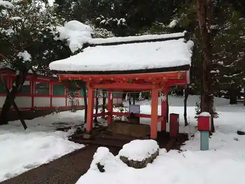 出石神社の手水舎