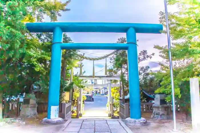 小名浜諏訪神社の鳥居