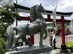 七狩長田貫神社の狛犬