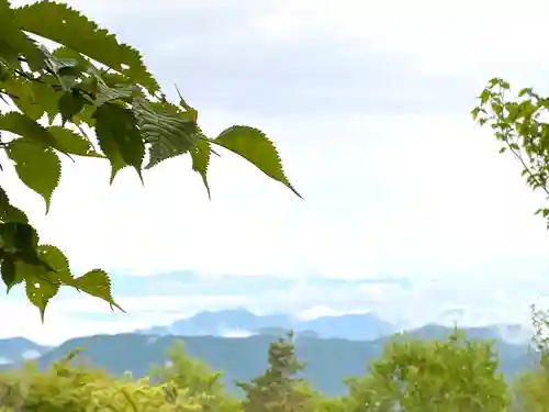 山家神社奥宮の景色