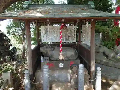 岡村天満宮の像