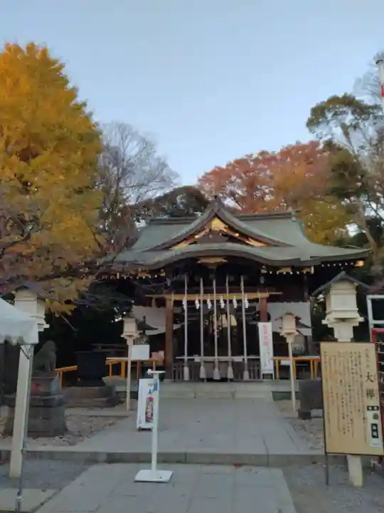 鎮守氷川神社の本殿・本堂