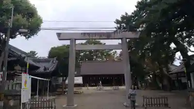 安久美神戸神明社の鳥居