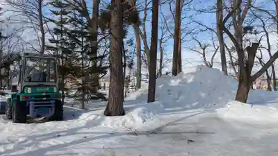 大谷地神社の庭園