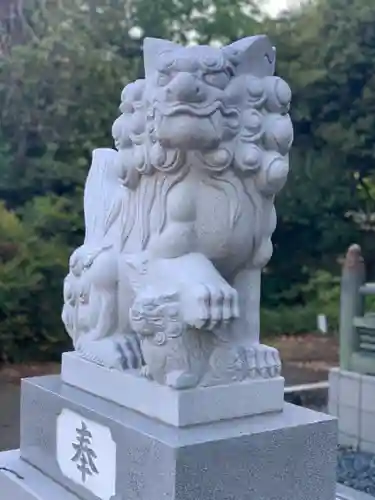 神明神社の狛犬