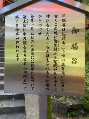 伏見稲荷大社　御膳谷奉拝所(京都府)