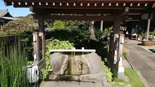 妙蓮寺の手水舎