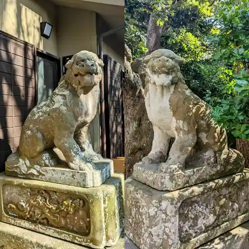 銚港神社の狛犬