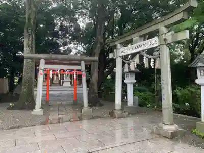 多摩川浅間神社の鳥居