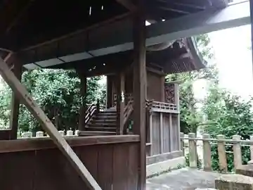 県明神社の本殿・本堂