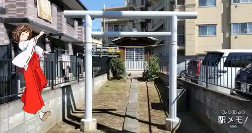 諏訪神社の鳥居