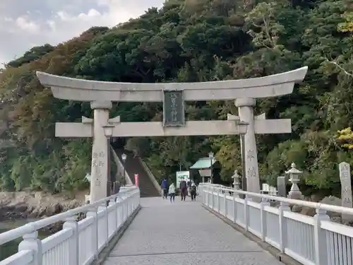 八百富神社の鳥居