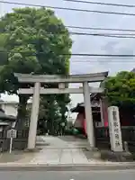 麻布氷川神社の鳥居