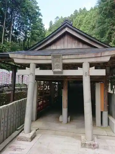 脳天大神龍王院の鳥居