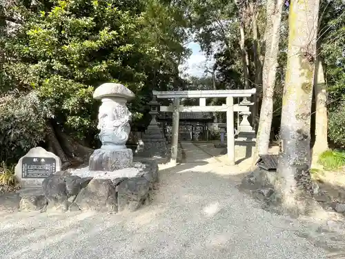 豊地神社の鳥居