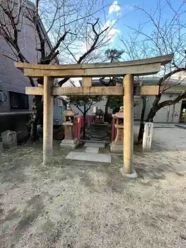 綱敷天満神社御旅所の鳥居