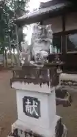 神明神社(富加町)の狛犬
