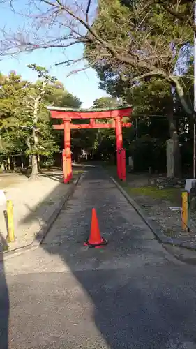 伊冨利部神社の鳥居