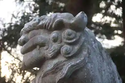 三春大神宮の狛犬