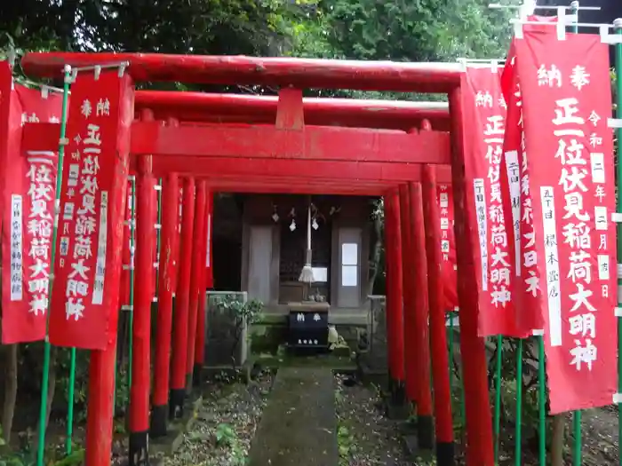 大六天神社の鳥居