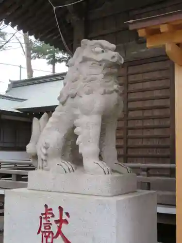 小室浅間神社の狛犬