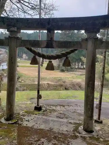 下村八幡社の鳥居