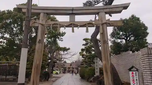 阿部野神社の鳥居