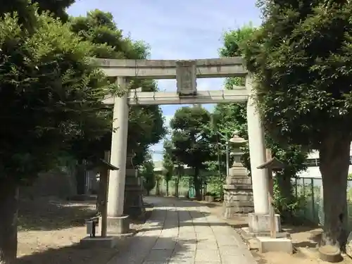 赤羽八幡神社の鳥居