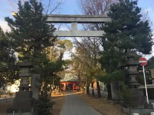 葛飾八幡宮の鳥居