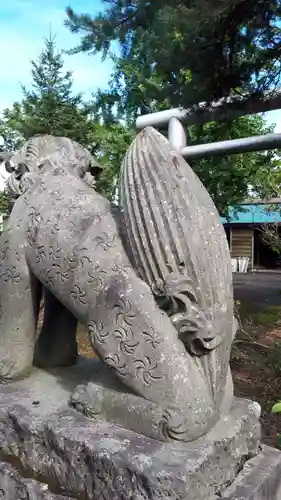 新十津川神社の狛犬