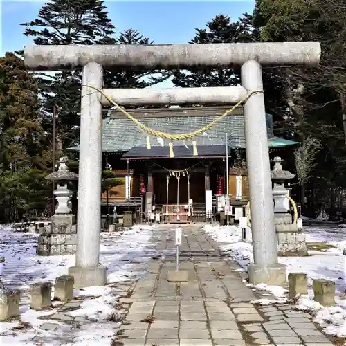 三春大神宮の鳥居