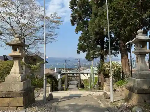 船魂神社の景色