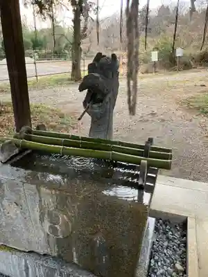 安房神社の手水舎