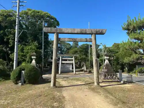 高田波蘇伎神社の鳥居