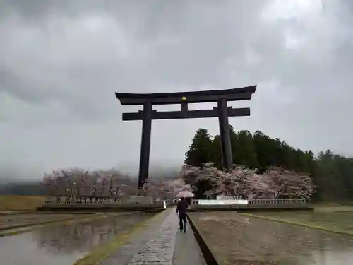 大斎原（熊野本宮大社旧社地）の鳥居