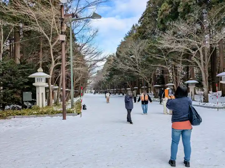 北海道神宮の景色