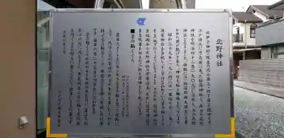 北野神社の歴史