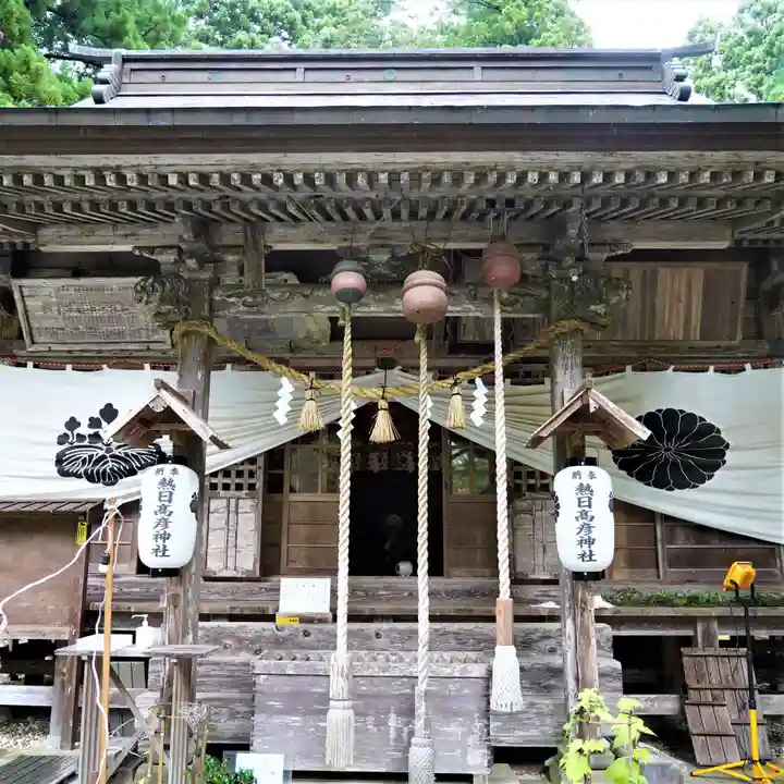 熱日高彦神社の本殿・本堂