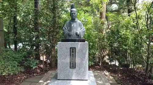 検見川神社の像