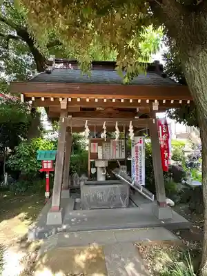 大島稲荷神社の手水舎