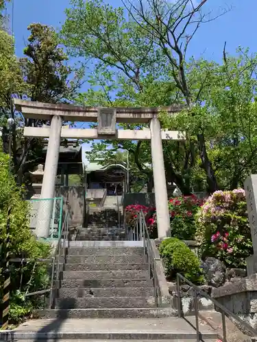 苫道国主神社の鳥居