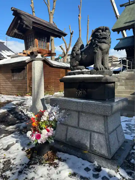 札幌諏訪神社の狛犬