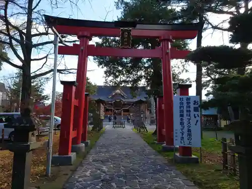 新発田諏訪神社の鳥居