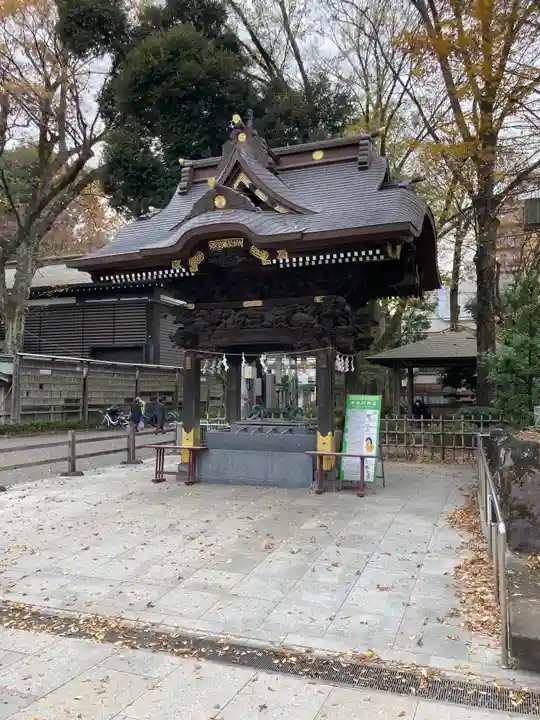 大國魂神社の手水舎