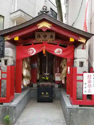 庚申塚(鳩森八幡神社社外)(東京都)