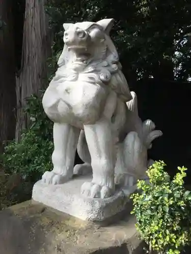 駒木諏訪神社の狛犬