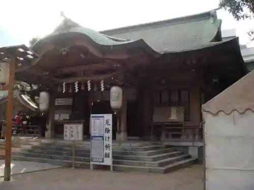 坐摩神社の本殿・本堂