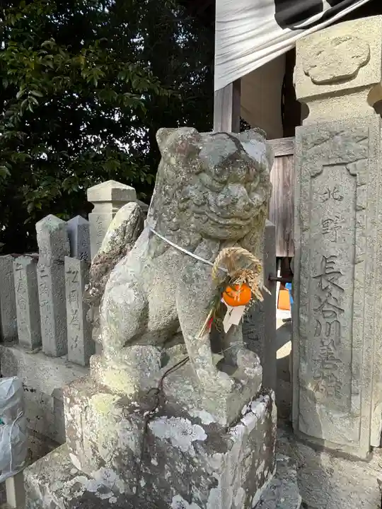 熊野神社の狛犬