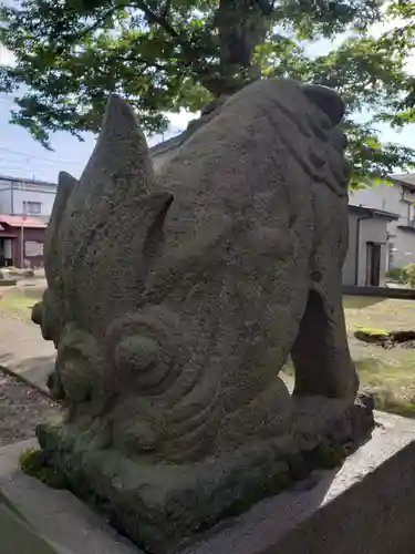 白山神社の狛犬